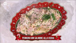 Pennoni con salmone alla vodka  È sempre mezzogiorno  04122023 [upl. by Marala]