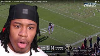 THE HEISMAN RACE IS OVER Utah Utes vs No 17 Colorado Buffaloes Highlights  FOX College Football [upl. by Sopher]