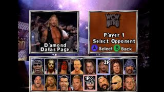 WCW Nitro N64 Randy Savage Vs Diamond Dallas Page [upl. by Anileh340]