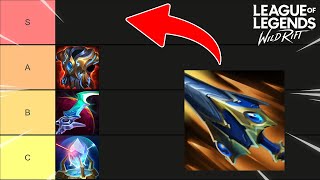 WILD RIFT ITEM TIER LIST Patch 52 Season 14  GOODBYE RUINED ITEM  BRUISERS LOVE THE NEW ITEMS [upl. by Yebot848]