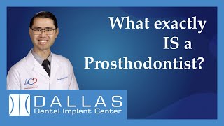 What IS a Prosthodontist [upl. by Nannahs629]