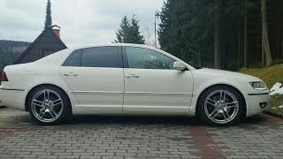 DEMO Tuning VW Phaeton Airmatic Tieferlegung mittels Koppelstangen auf amp ab [upl. by Kinsler423]