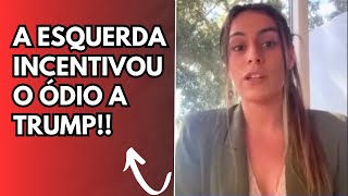 RITA MATIAS EXPÕE COMENTADORES ANTI DIREITA SOBRE TRUMP REAÇÃO [upl. by Anem]