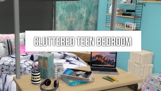 The Sims 4 Room Build  Cluttered Teen Bedroom [upl. by Luehrmann]