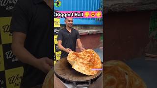 Biggest Roll 😋😍😘 must watch full video rolls food streetfood shorts [upl. by Nona]