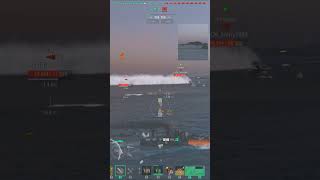 Warships🏴‍☠️  A Very Lucky Cossack vs subddbb  too much action worldofwarships wows cqc [upl. by Dlaregztif]