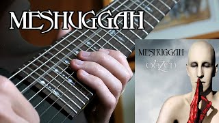 MESHUGGAH  Bleed Cover  TAB [upl. by Felice]