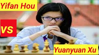 Yifan Hou vs Yuanyuan Xu  Yifan Hou chess game Hou amazing sacrifice all Famous chess gamehou [upl. by Lotsyrk]