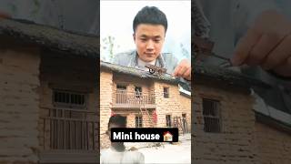 Mini house woodworking amazing house duet shortsfeed greenscreen [upl. by Aihcsrop]