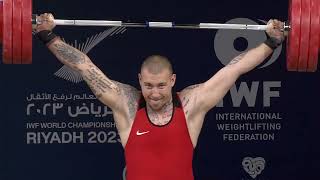 2023 IWF World Championships Men 109kg Highlights [upl. by Sherar]