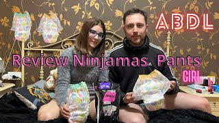 Review Ninjamas Pants Girl  Familia ABDL [upl. by Cinamod90]