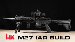 HK M27 IAR Clone Build  HK416 Upper  BRN4 Lower HampK 416  BRN4 [upl. by Borchers]