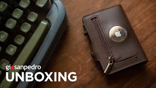 Apple AirTag for The Modern Gentlemans Wallet  ASMR Unboxing [upl. by Selmner]