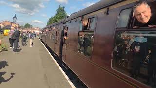 here is br green class 40106 brings in the train from bridgenorth [upl. by Issirk847]