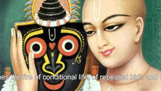 Siksastakam sung by Srila Prabhupada with Pictures of Lord Caitanya [upl. by Rehportsirhc]