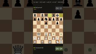 17 move checkmatebenoni defenseold benoni opening damianos bishop matechessted [upl. by Sherwynd]