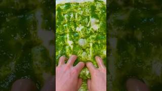 Pesto focaccia baking focaccia homemade food recipe fyp shorts cooking breadshortvideo [upl. by Addia]