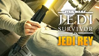 HOW TO CREATE REY SKYWALKER in Star Wars Jedi Survivor Lightsaber Customization [upl. by Clementia884]