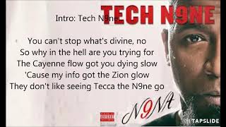 Tech N9ne  Disparagement Feat King ISO Lyrics [upl. by Aynotal579]