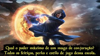 Skyrim  Quão poderoso pode ser um mago de conjuração Todos feitiços e habilidades dessa escola [upl. by Edra250]