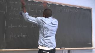 Math 391 Lecture 9  SOLDEs with constant coefficients and the Existence and Uniqueness Theorem [upl. by Abner]