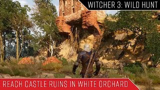 The Witcher 3 reach castle ruins in White Orchard Viper School Gear [upl. by Ardnaeel]