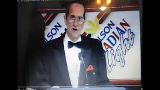 Claude Mouton Présentation des joueurs du Match des Étoiles au Forum en 1993 [upl. by Shiri63]