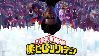 SpiderMan Across The SpiderVerse  Anime OP 1  quotBokuranoquot by Eve MHA S6 OP [upl. by Kamal]