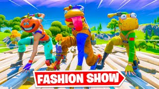 FOOD Fortnite Fashion Show Best COMBO WINS [upl. by Munniks975]