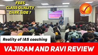 Vajiram and Ravi IAS Coaching honest review  fees location faculty  UPSC 2025  IAS [upl. by Anibas878]