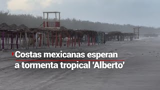 ¿Qué pronostican los expertos  Estados del Golfo en alerta por tormenta tropical quotAlbertoquot [upl. by Vasyuta]