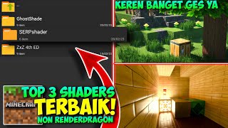 BARU BOS 3 SHADER MCPE 119  118 Terbaik  Shaders For Mcpe 119  Shaders Non Render Dragon [upl. by Frymire]