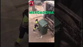 MERCADONA DE ALFAFAR TIRA COMIDA A 100 METROS DE LA GENTE QUE PIDE COMIDA [upl. by Eiuqcaj]