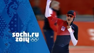 Ladies 5000m Speed Skating  Sablikova Wins Gold  Sochi 2014 Winter Olympics [upl. by Aenaj]