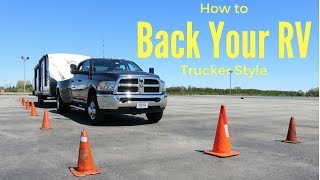 HOW TO BACK YOUR RV And Trailer quotTail Swingquot [upl. by Ocramed]