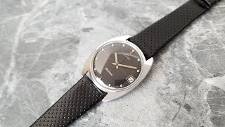 Serviced 1970 Timex Electronic West Germany Mens Vintage Watch NOS Strap RARE [upl. by Atelokin]