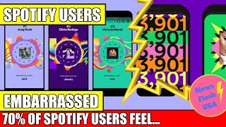 7 in 10 Spotify Users Too Embarrassed to Share Wrapped Results Survey [upl. by Riedel503]