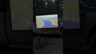 Nebula by Anker Capsule 3 Laser 1080p Smart WiFi Mini Projector  camping youtubeshorts [upl. by Gardal4]