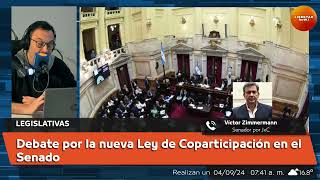 Inicia el debate por la nueva Ley de Coparticipación en el Senado [upl. by Emili]