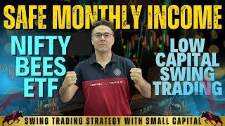 NiftyBees ETF Swing Trading Strategy  Regular Safe Monthly Income  Stock Market  Hindi [upl. by Hebel649]