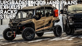 Polaris General XP 4 1000  BUILD UPDATE 1  New Racks Exhaust Sliders Mods and Upgrades [upl. by Wurtz]