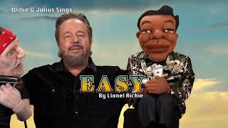 Terry Fator Sings Easy with Willie Nelson and Julius Puppets [upl. by Aidualk]