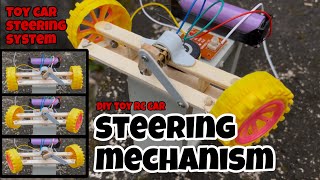 Rc toy car steering system  diy remote control car steering system making at home diy diyprojects [upl. by Novhaj602]