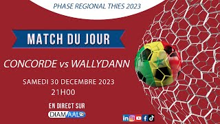 PHASE REGIONAL THIES 2023  ASC WALLYDANN vs ASC CONCORDE [upl. by Entirb]