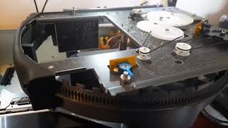 Sony TCC5 cassette deck repair Belts replacement turns into a nightmare part 1 [upl. by Iadam]