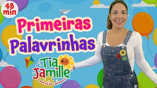 Primeiras Palavrinhas  Tia Jamille  Educação infantil  Vídeo Educativo  Música Infantil Animada [upl. by Rumit778]