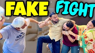 Fake Fight PRank WIth Family  Family VEry ANgry With US  I Beat My BIg Brother [upl. by Doerrer441]