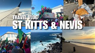 ST KITTS amp NEVIS  TROPICAL TRAVEL VLOG  SUGARMAS CARNIVAL 2023 [upl. by Alekahs748]