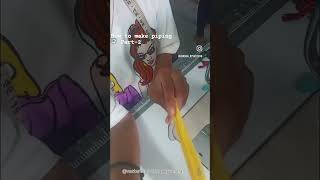 How to make piping part3 youtube fashiondesigner clothingdesign [upl. by Ketchan592]