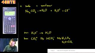 zuur base reacties Soda overgoten met zoutzuur [upl. by Florry]